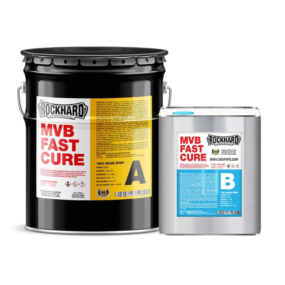 Fast Cure Moisture Barrier Concrete Floor - Rockhard MVB FC 3 Gal. Kit