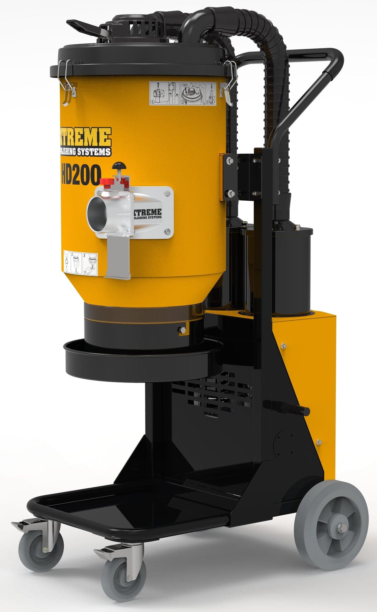 Concrete Dust Extractor - Xtreme HD200 (2 Motor) 4