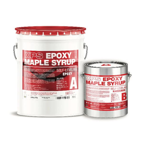 Clear Garage Floor Epoxy Kit - Maple Syrup 3 Gal. Kit