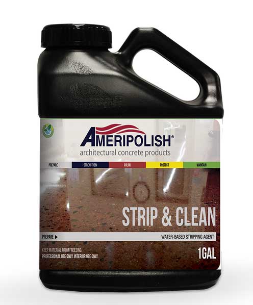 Concrete Stripper - Ameripolish Strip & Clean 1 Gal.