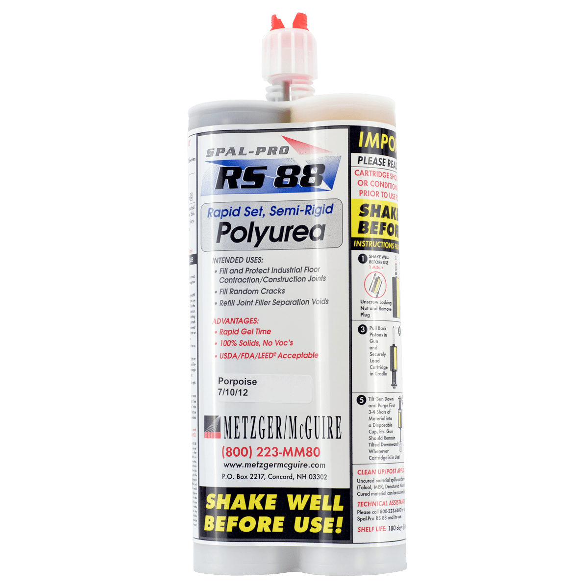 Polyurea Joint Sealant - Metzger/Mcguire Spal-Pro RS 88