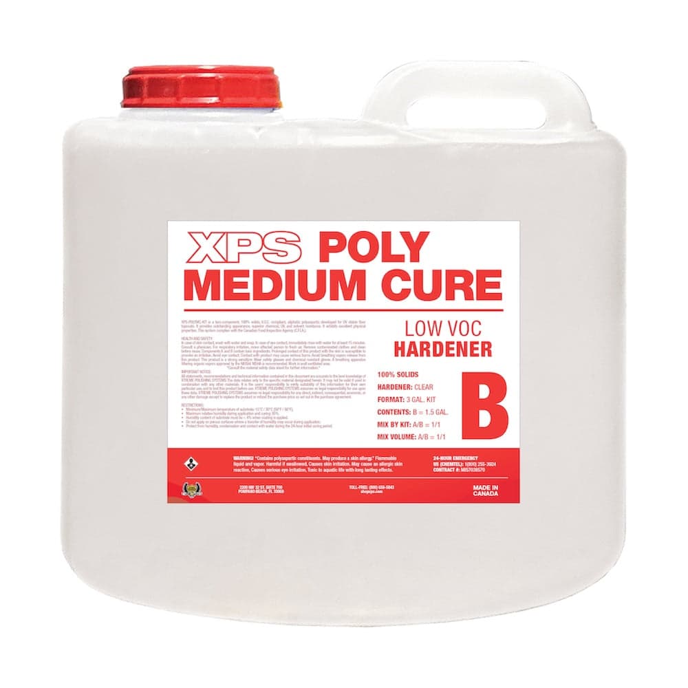Poly Floor Coating Kit - XPS Medium Cure Poly 3 Gal. Kit 4
