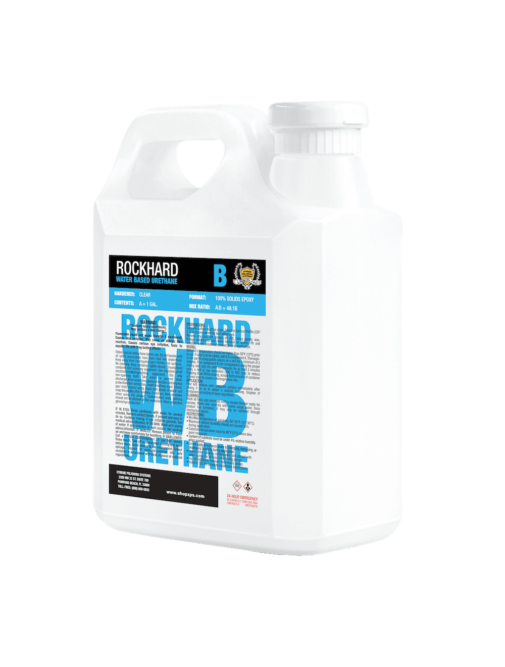 Water Based Polyurethane Gloss Kit - Rockhard 3