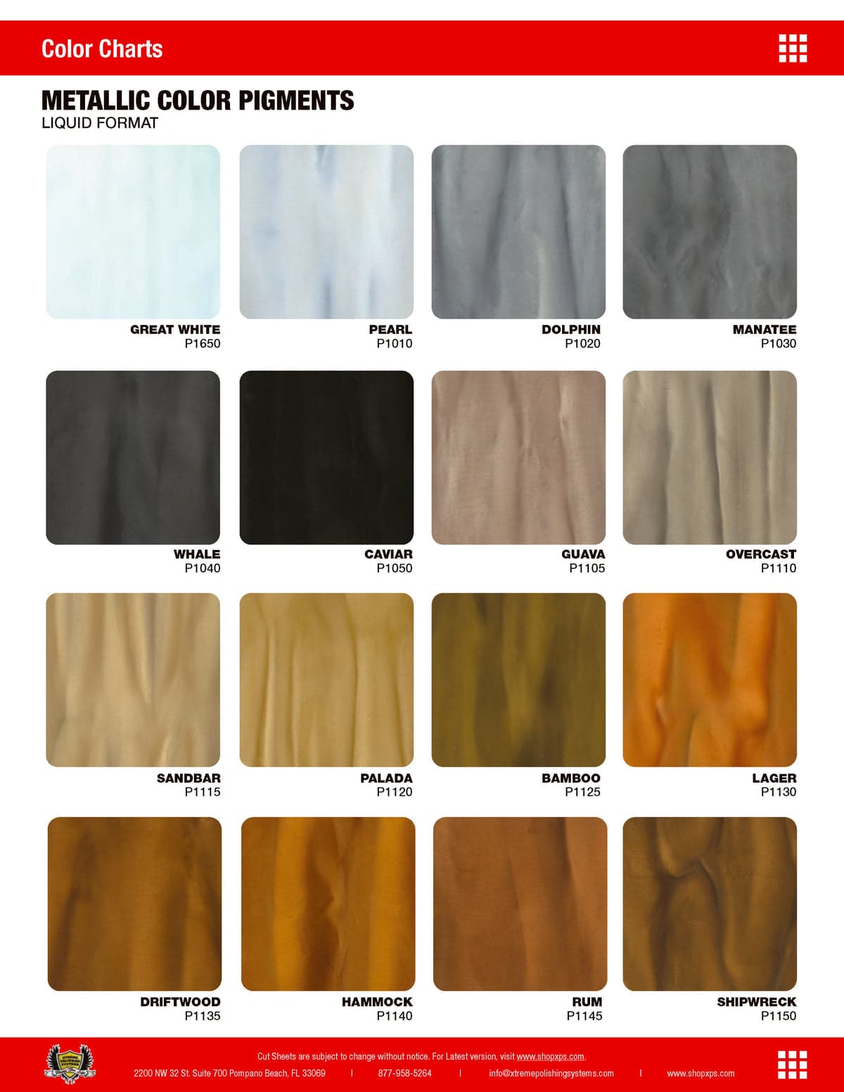 Metallic Floor Pigments - Torginol 2