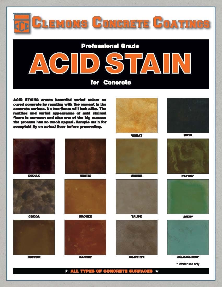 Acid Stain For Concrete - Clemons 2