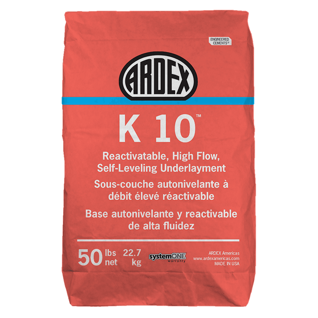 Reactivatable™ High-Flow Self-Leveling Underlayment - Ardex K 10™ 50LB
