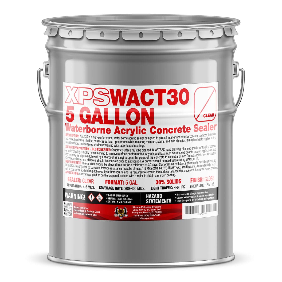 Water-Based Acrylic Concrete Sealer - Paverseal WACT 30 2
