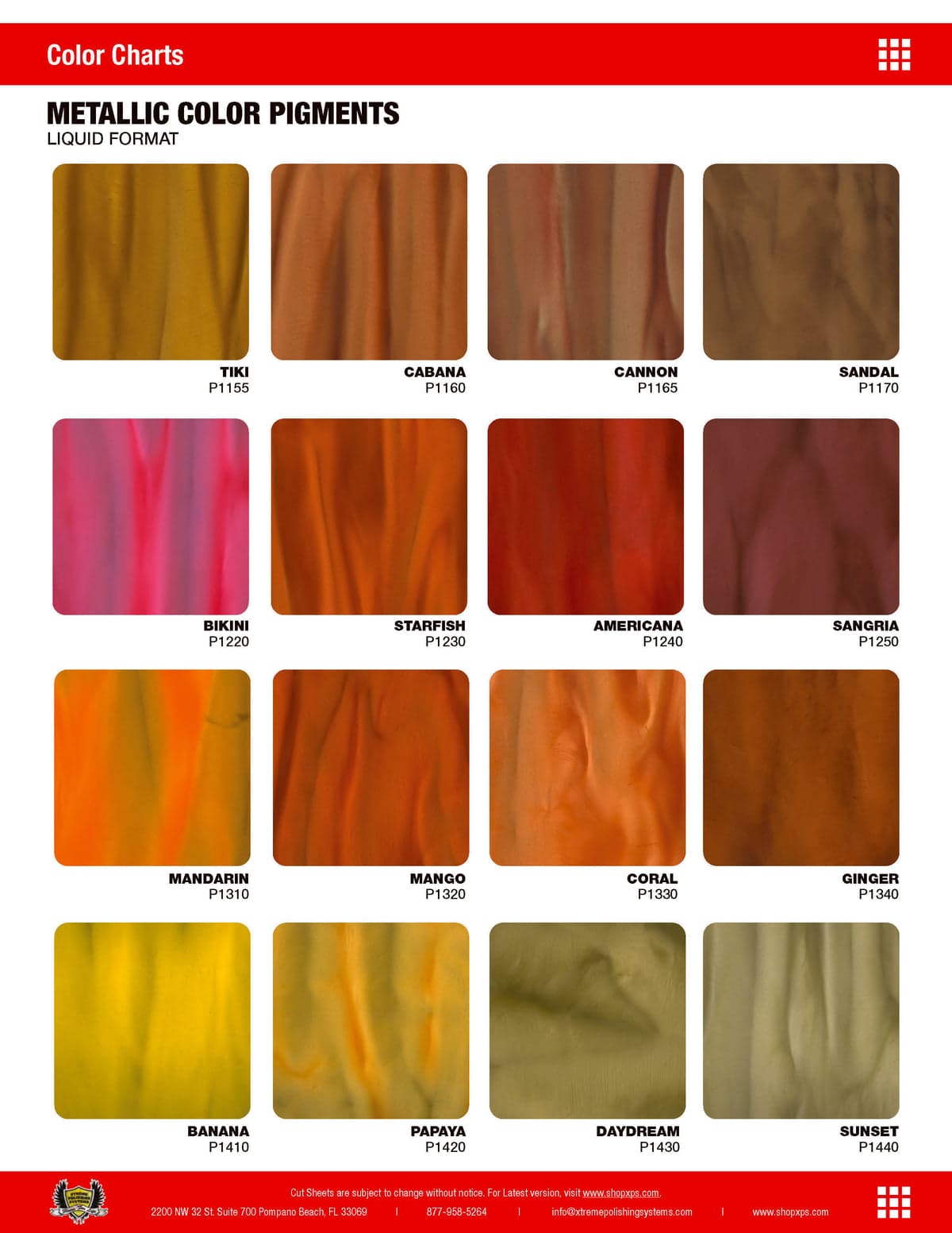 Metallic Floor Pigments - Torginol 3