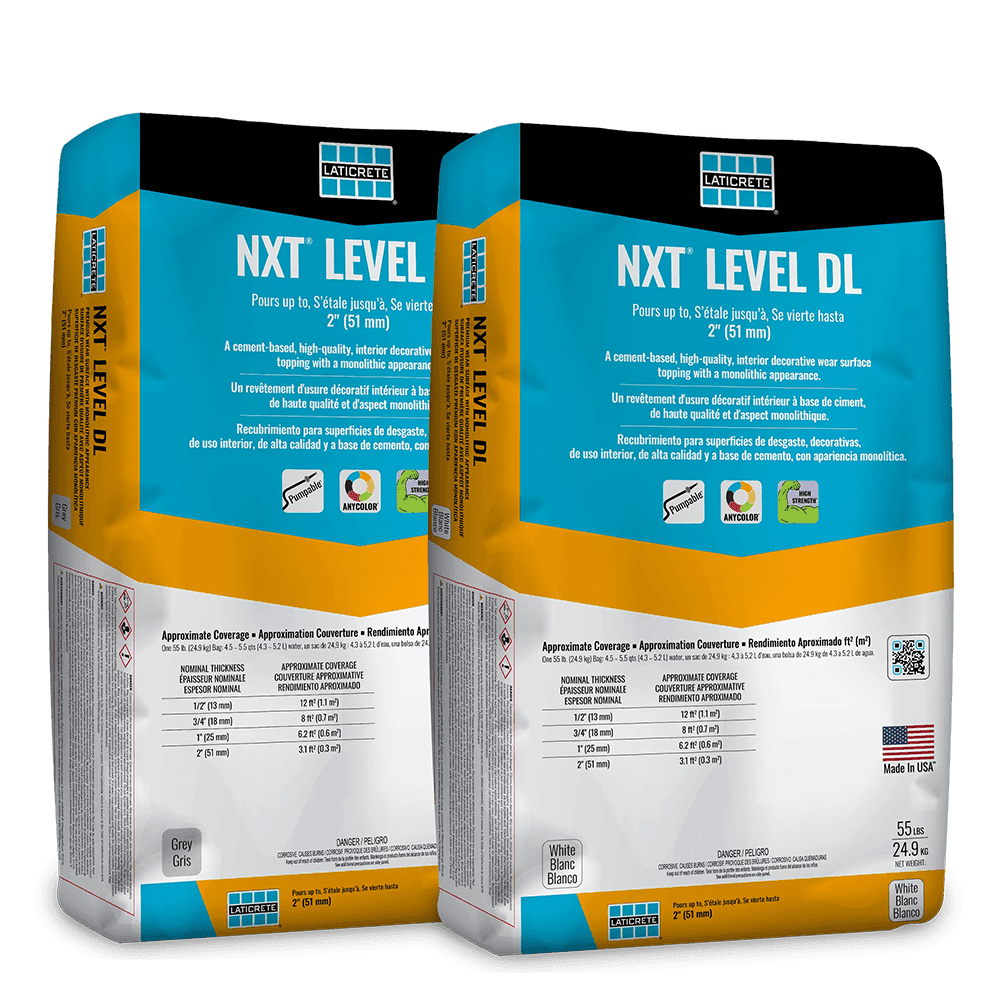 Concrete Overlayment - NXT® LEVEL Self-Leveling DL 55LB