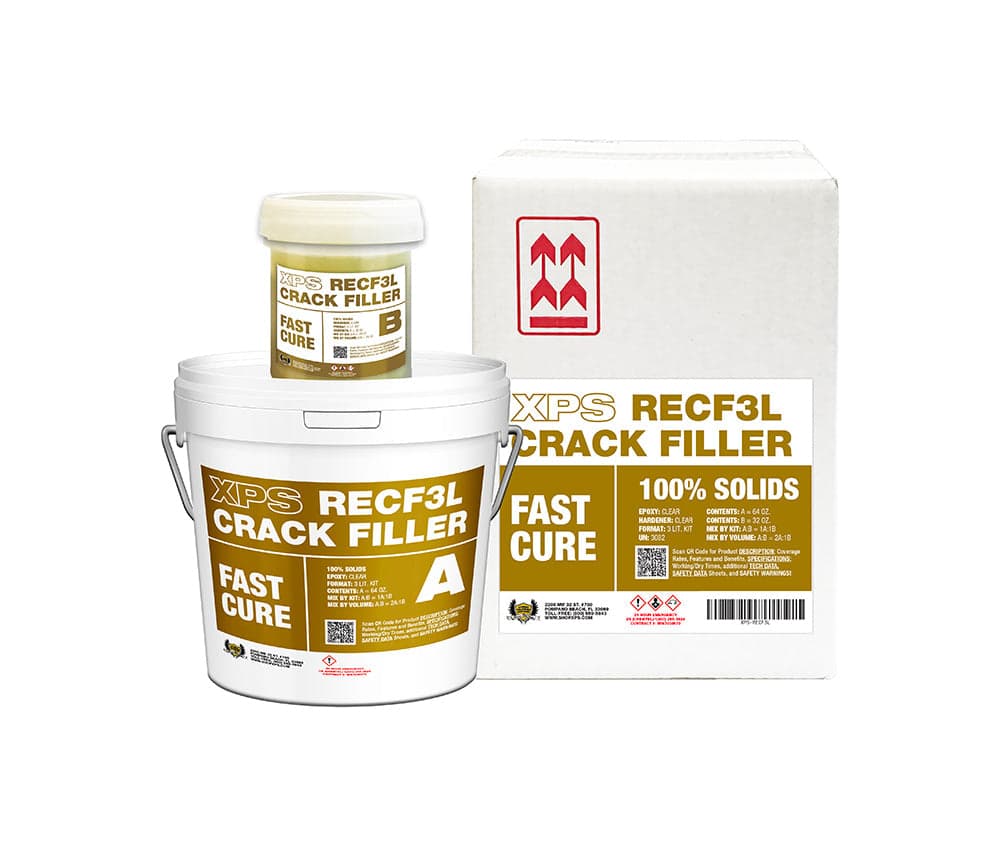 Concrete Crack Filler - Fast Cure 3L Kit (4 hour dry time)