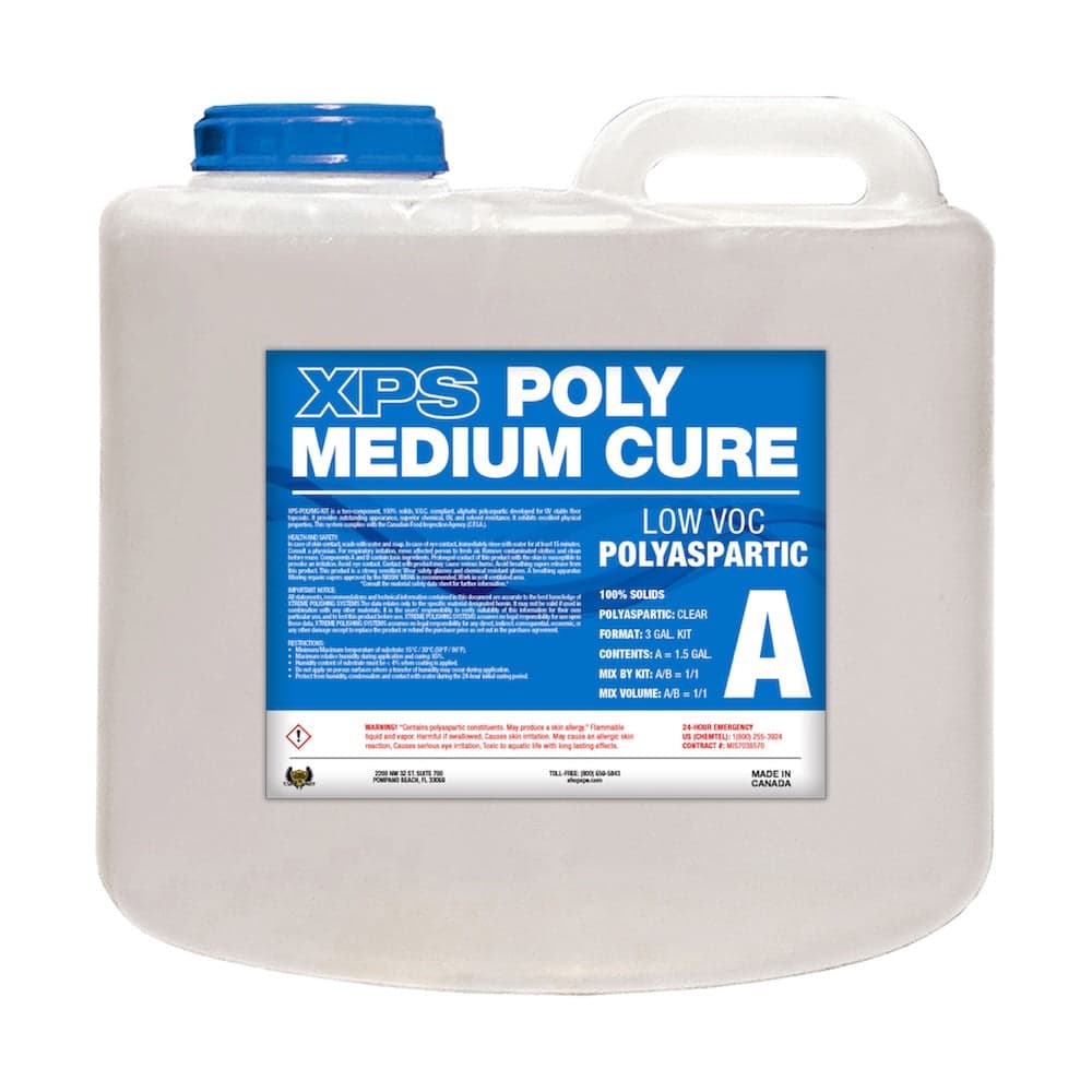Poly Floor Coating Kit - XPS Medium Cure Poly 3 Gal. Kit 3