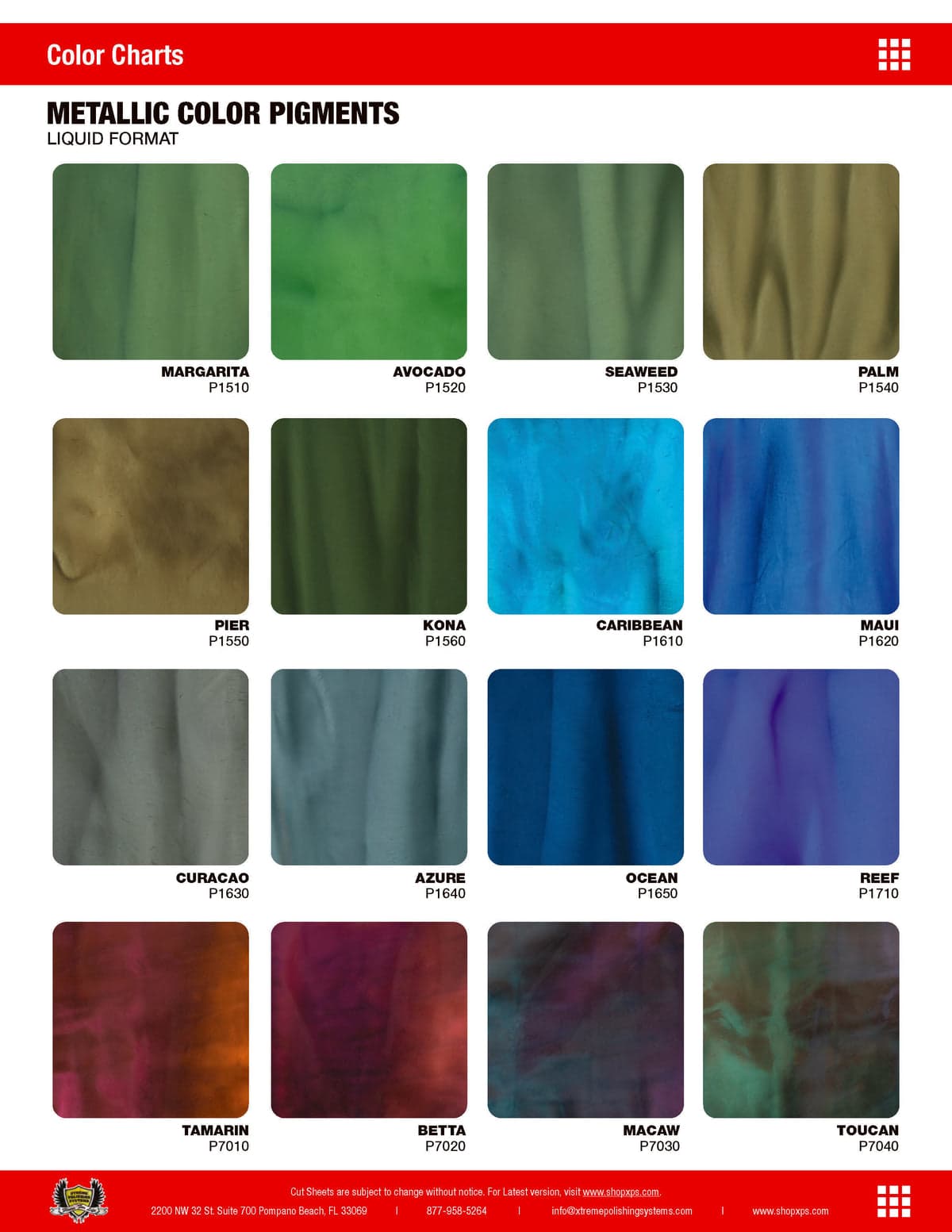 Metallic Floor Pigments - Torginol 4
