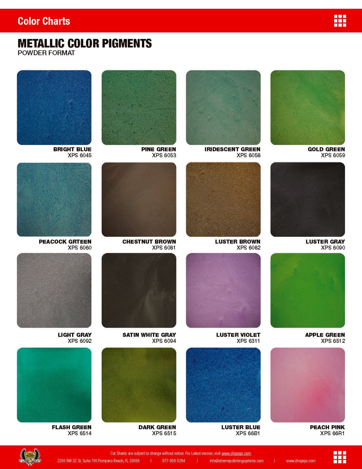 Metallic Epoxy Flooring Pigments - Powder 3
