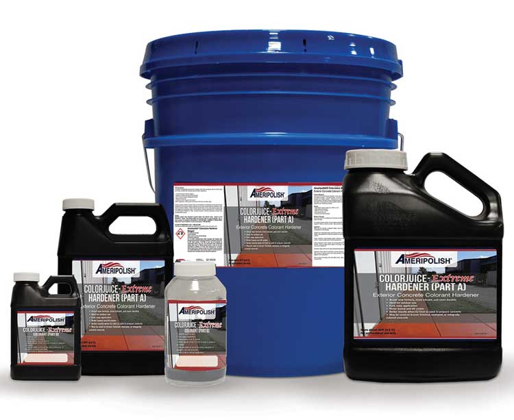 Colored Concrete Stain - Ameripolish ColorJuice Exterior