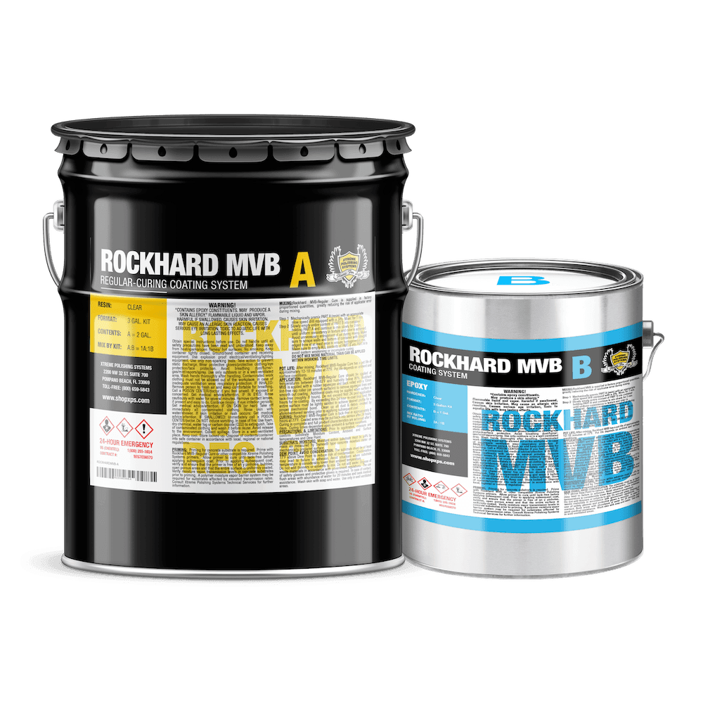 Concrete Moisture Barrier for Concrete Floor - Rockhard MVB RC 3 Gal. Kit