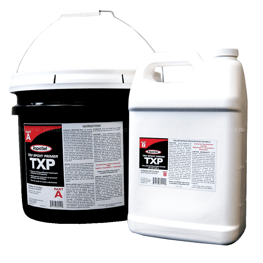 Alkali Resistant Epoxy Primer - Rapid Set TXP™ Fast 3 Gal. Kit