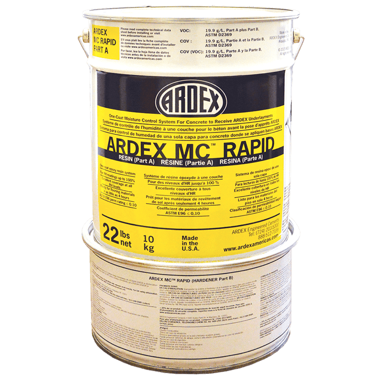 Concrete Moisture Control - Ardex MC™ RAPID