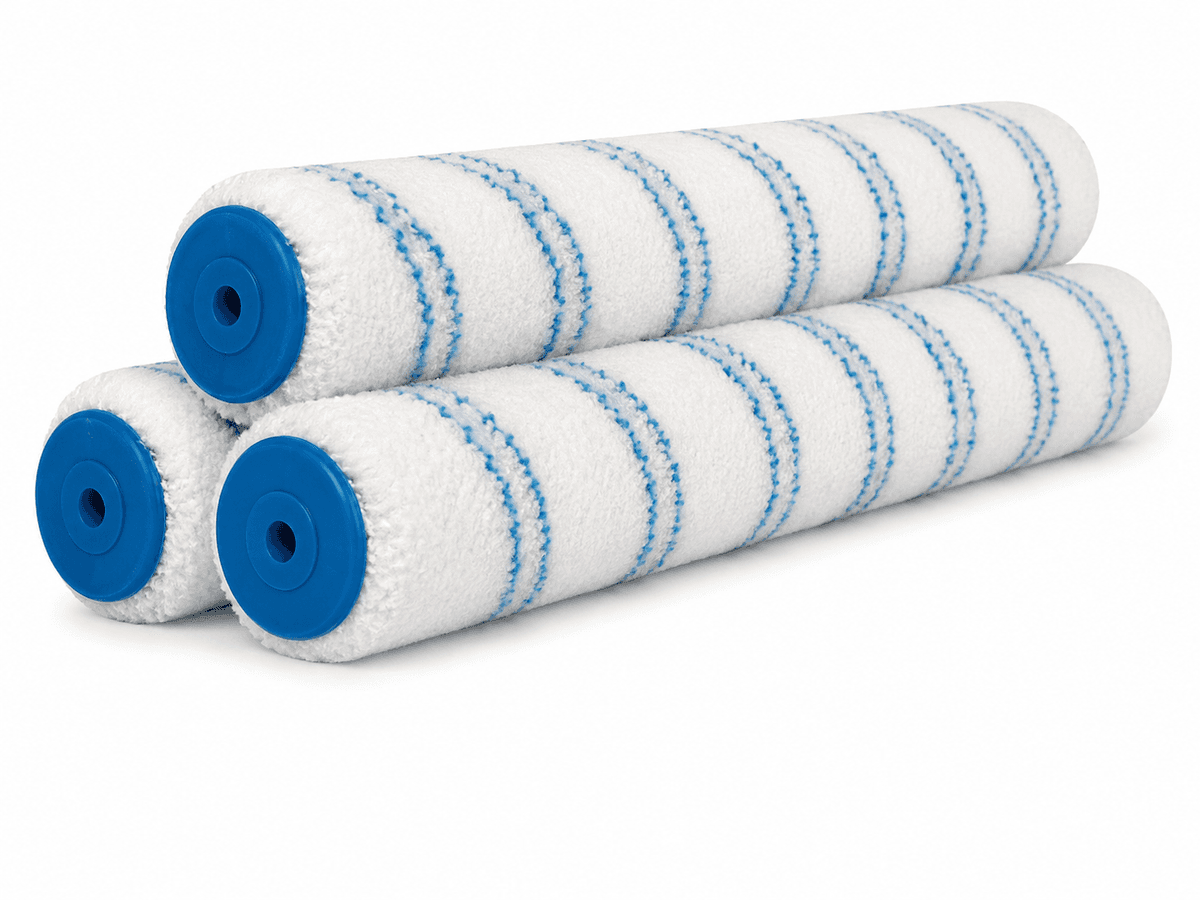 18" True Blue Roller Covers, 3/8 Nap (3 Pack)