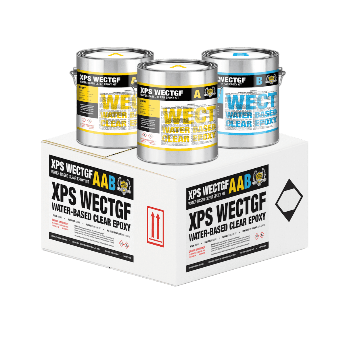 Water Based Epoxy Floor Coating - XPS WECTGF 3 Gal. Kit