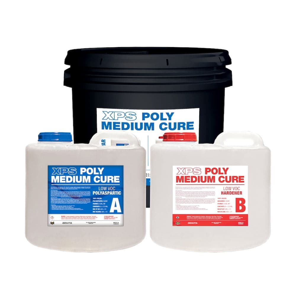 Poly Floor Coating Kit - XPS Medium Cure Poly 3 Gal. Kit