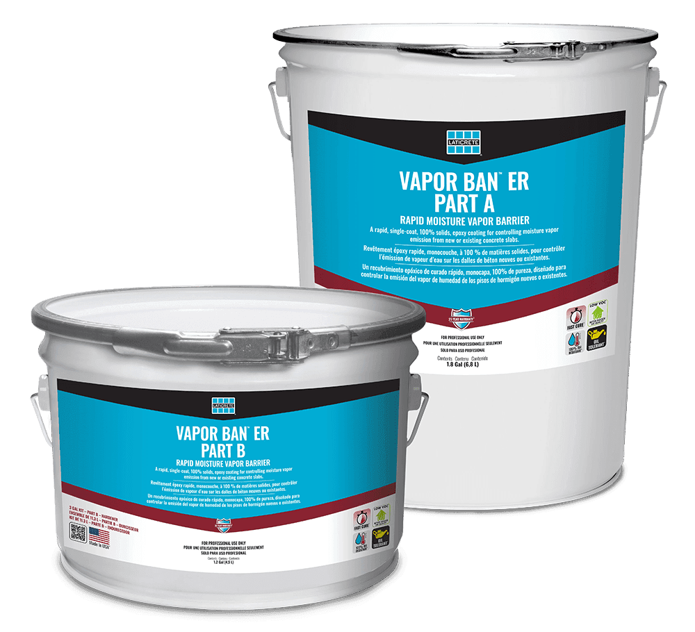 Moisture Vapor Barrier Rapid Cure - NXT VAPOR BAN™ ER 3 Gal. Kit (0912-0003-2)