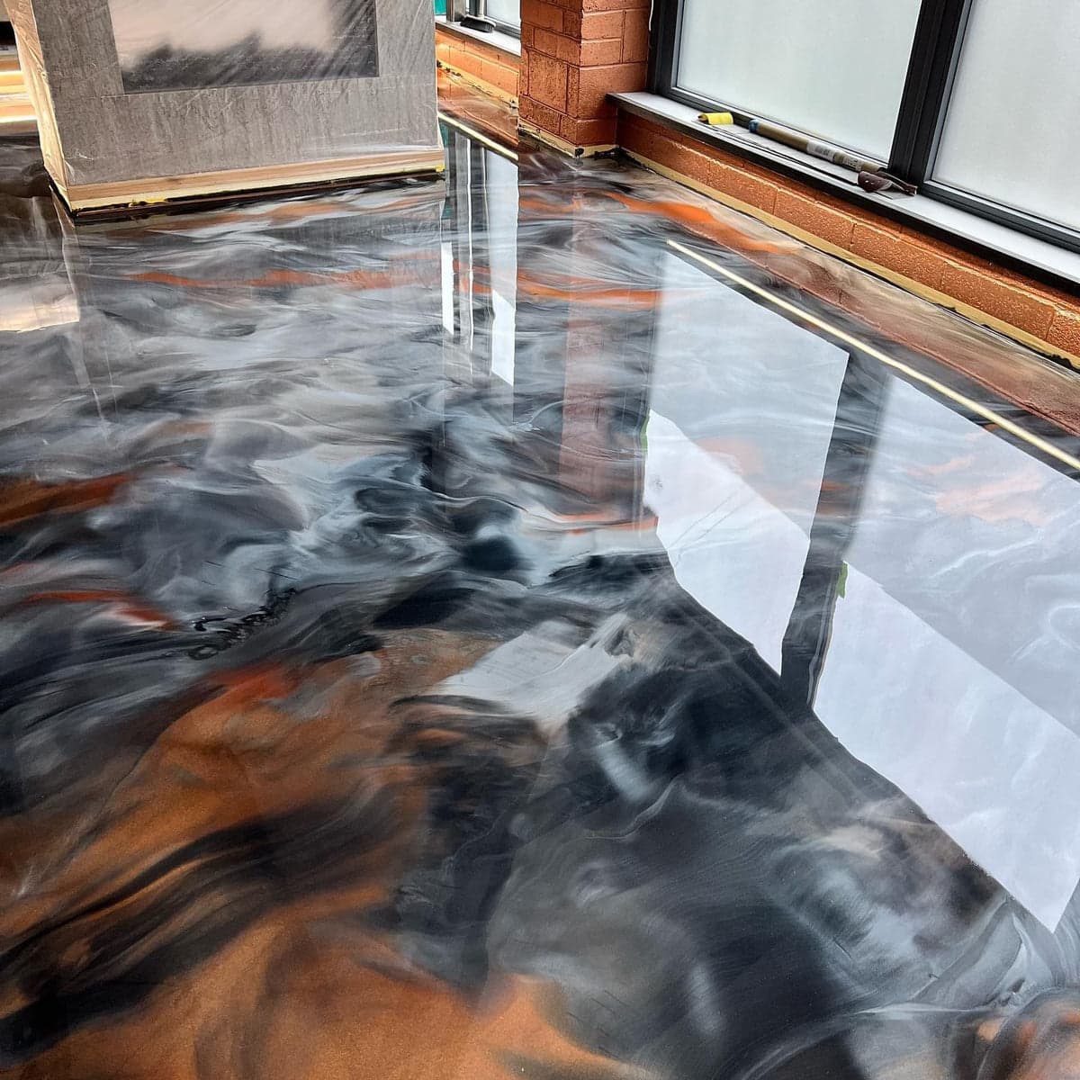 Epoxy Coating for Floor - Rockhard USA Clear 3 Gal. Kit 2