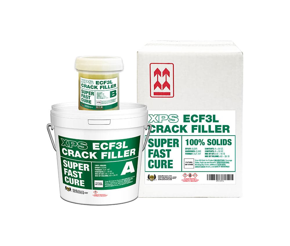 Concrete Crack Filler - SUPER Fast Cure 3L Kit (2 hour dry time)