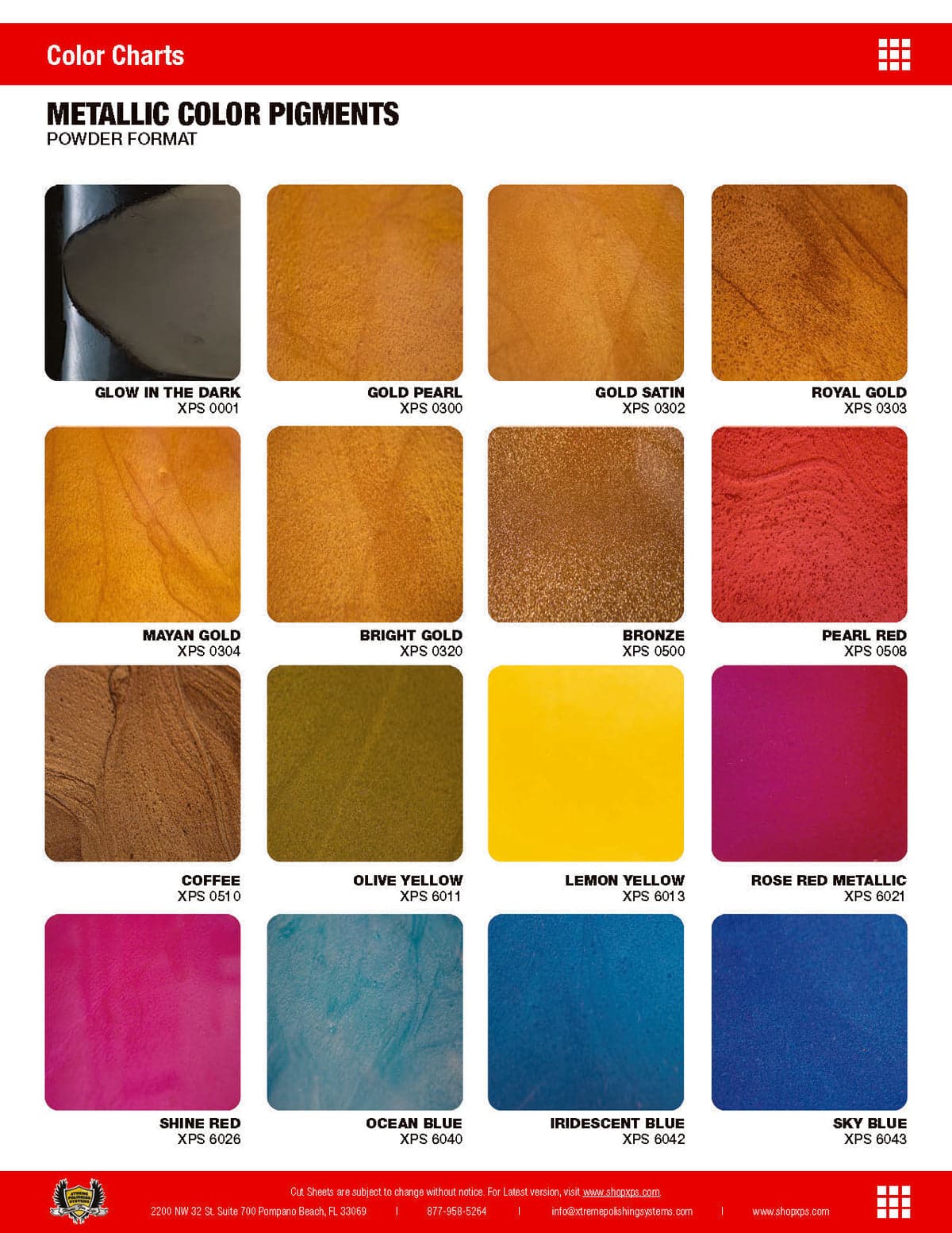 Metallic Epoxy Flooring Pigments - Powder 2