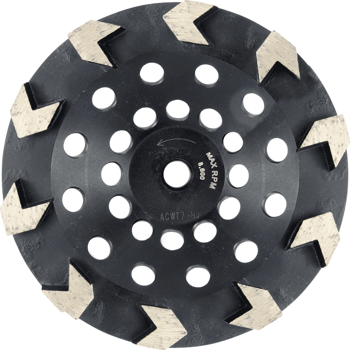Segmented Cup Wheel - Arrow 2